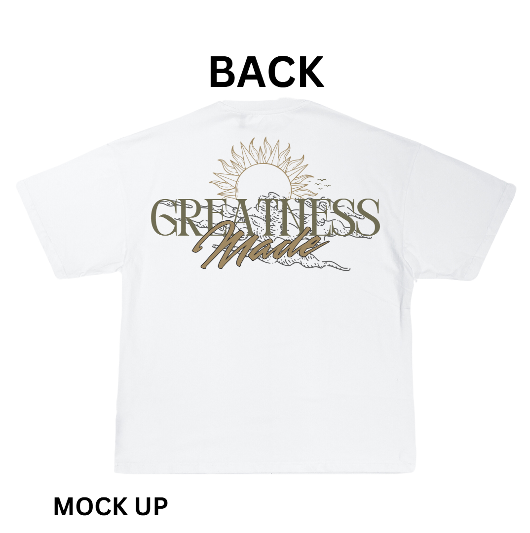 T - Shirt Design "Relieved", T-Shirt Mockup, T-Shirt Print Design, White T-Shirt Mockup, Typography | Transparent PNG | JPG and PDF file