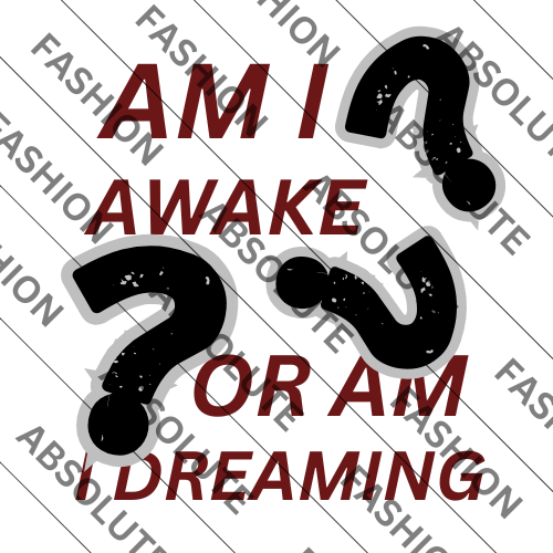 T-Shirt Design "Dream.", T-Shirt Mockup, T-Shirt Print Design, White T-Shirt Mockup, Typography | Transparent PNG | JPG and PDF file