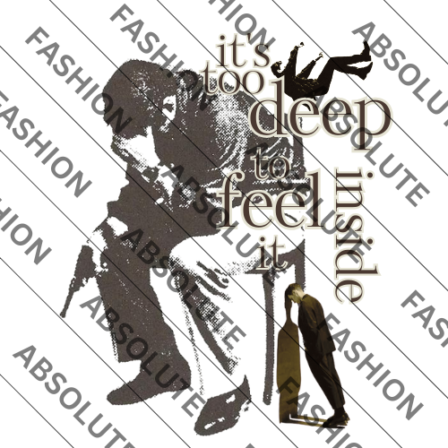 T-Shirt Design "Feeling", T-Shirt Mockup, T-Shirt Print Design, White T-Shirt Mockup, Illustration | Transparent PNG | JPG and PDF file