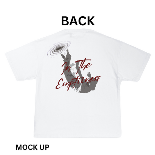 T - Shirt Design "The Void", T-Shirt Mockup, T-Shirt Print Design, White T-Shirt Mockup, Typography | Transparent PNG | JPG and PDF file